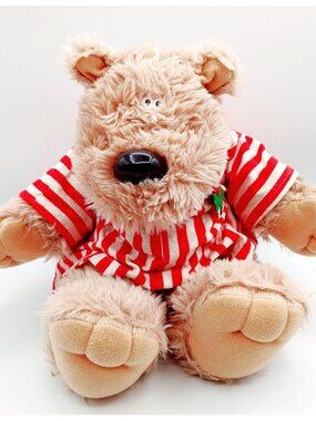 Heartline 21” Snuggables Papa Bear In Striped Pajamas Plush Stuffed Animal 1983